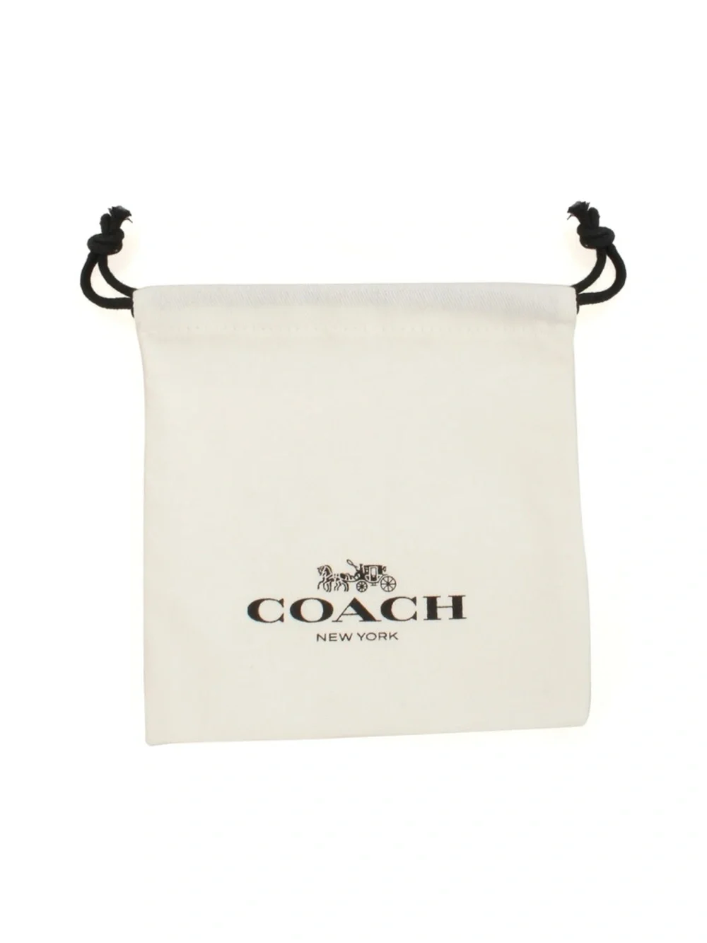 Coach Gold Heart Huggie Earrings with Crystal Accents - New
